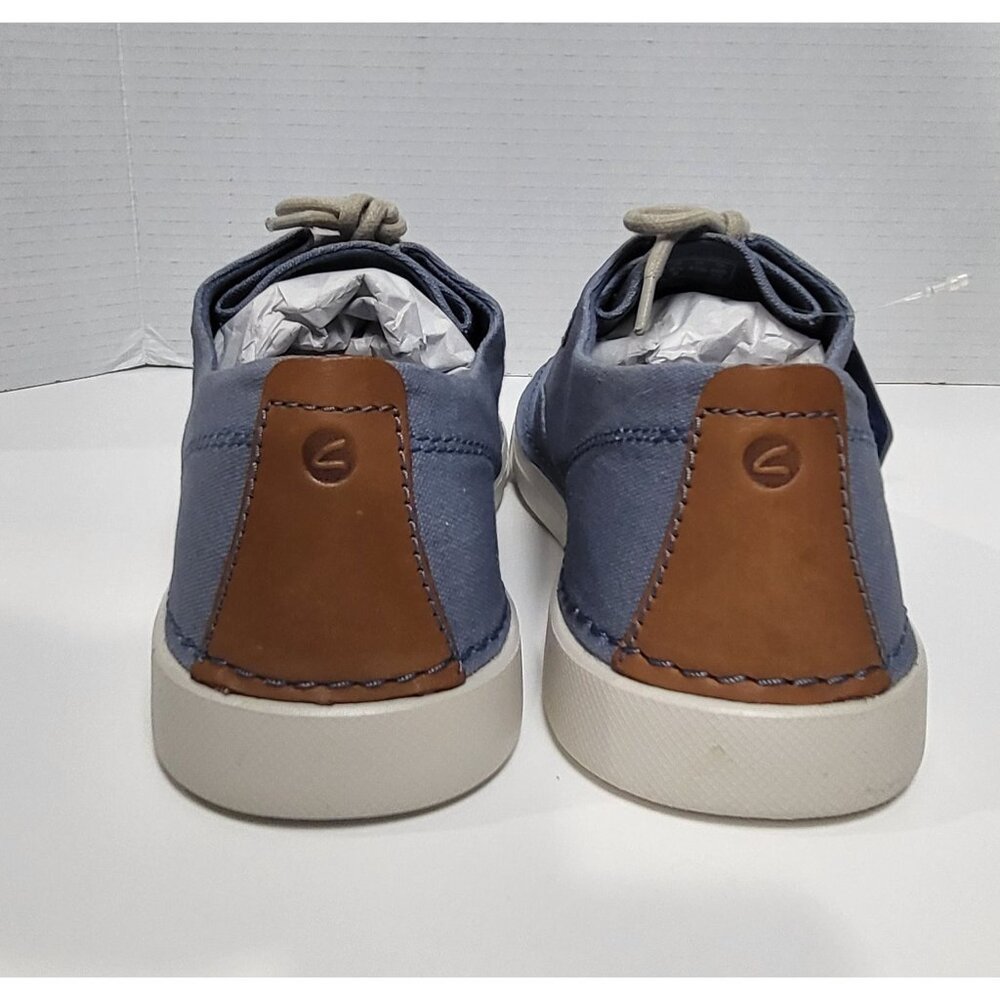 Clarks Gereld Tie Blue Mens Casual Shoes Size 8.5 - Picture 5 of 10